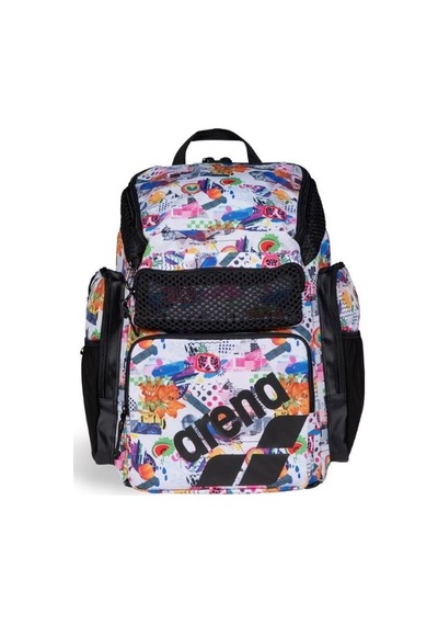 Arena One Go Backpack 45l Allover Collage Unisex Yüzücü Sırt Çantası 010232101 Çok Renkli