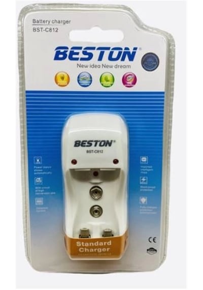 Beston C812 2 Li Pil Şarj Cihazı Aa-aaa-9v