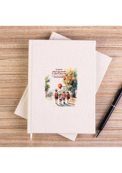 Büyük Miras Krem Çizgisiz Kanvas Defter