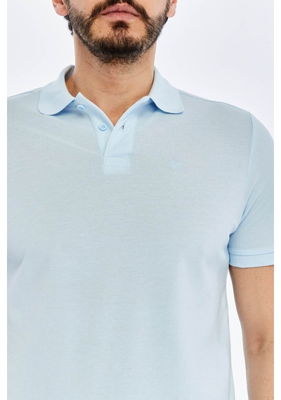 Süvari Slim Buz Mavisi Erkek Polo Yaka T-shirt Ts1014000474 Buz Mavi Süvari Slim Buz Mavisi Erkek Polo Yaka T-shirt Ts1014000474 Buz Mavi