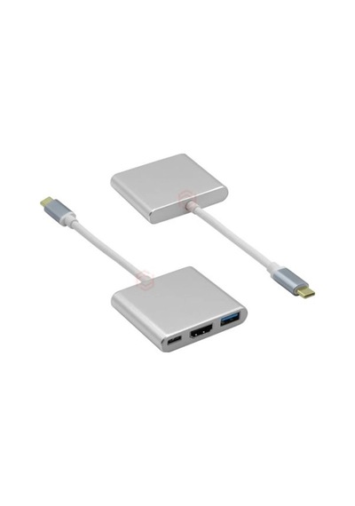 Frisby Fa-7656tc Type-c - Hdmı + Usb 3.0 Adaptör + Pd Şarj