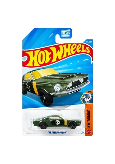 Hot Wheels Tekli Arabalar 68 Shelby Gt500 - Jjk24 Kısa Kart Çok Renkli