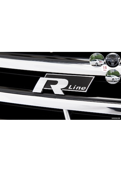 R-Line Yapıştırmalı Logo-Siyah / Yacı147 (546180406)