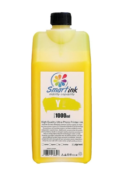 Smartink HP Uyumlu 1000 ML Sarı Mürekkep