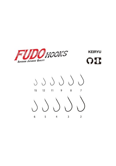 Fudo 1901 No:6 Keiryuu Black Nikel Olta İğnesi 17 Adet