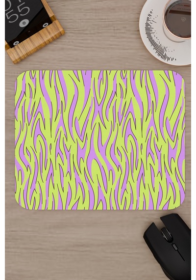 Zebra Kaymaz Dikişli Kauçuk Oyuncu Mousepad V3 - 22x18 Gaming Mouse Pad Fare Altlığı