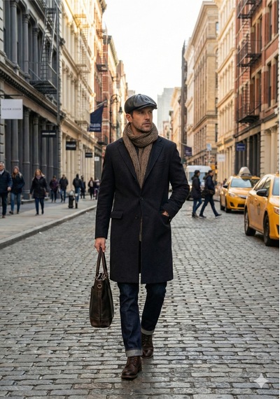 Emybox %100 Hakiki Deri 8 Köşe Kasket Şapka - Peaky Blinders Tarzı Lastikli Erkek Şapka Siyah