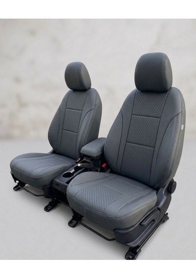 Hyundai İ30 -özel Dikim - Orta Delikli Deri -kenar Düz Deri