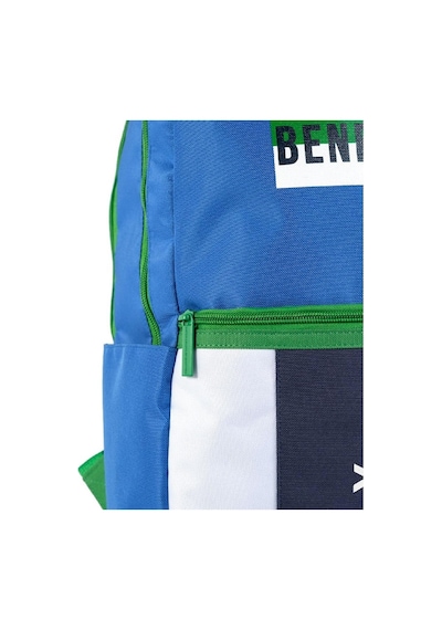 Benetton Okul Sırt Çantası 3 Bölmeli Mavi 04275