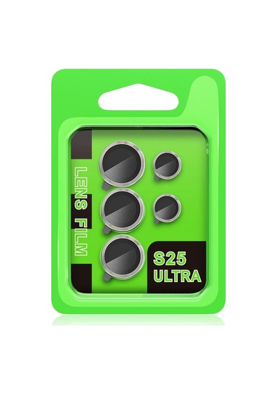 Samsung Galaxy S25 Ultra Uyumlu Raze Metal Kamera Lens - Natural Grey