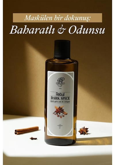 2 Adet Rebul Kolonya Dark Spice 250 Ml