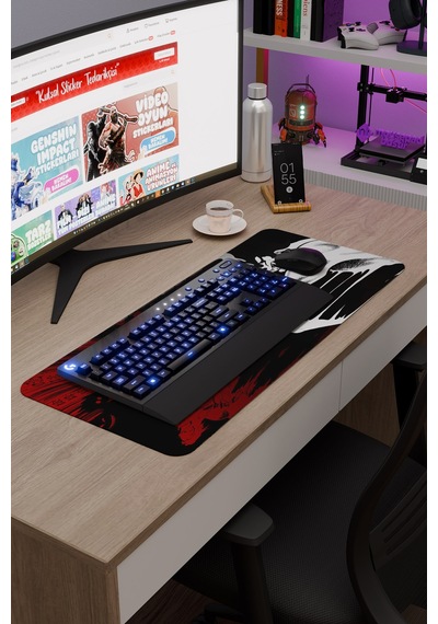 Devilman Crybaby Anime V4 - 70x30 Xl Gaming Kauçuk Kaymaz Taban Mouse Pad Fare Altlığı