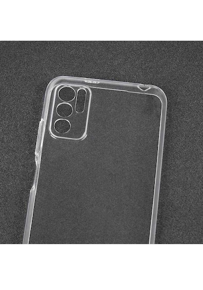 Noktaks - Xiaomi Redmi Note 10 5g Uyumlu - Kılıf Şeffaf Soft Slim Fitt Süper Silikon Kapak - Şeffaf