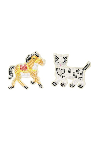 Hayal Gücünüzü Renklendirin: Ütü İle Yapışan 1000 Parça Kedi Ve Zebra Boncuk Seti