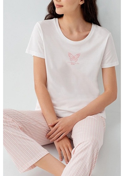 Arnetta Ar3593-s Bayan Pijama Takımı Beyaz