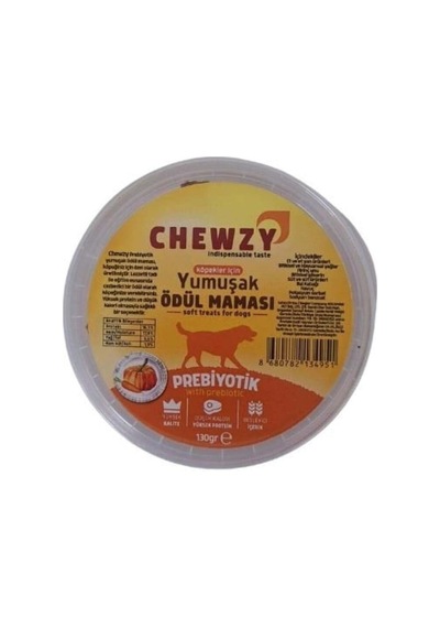 Chewzy Köpekler İçin Yumuşak Ödül Maması Prebiyotik 130 Gr