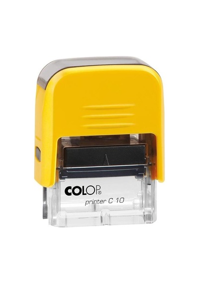 Colop Prınter C10 Sarı Kasa Siyah Keçe - 10 x 27 MM