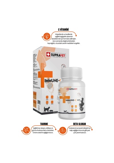 Immune C + ZİNC Kedi ve Köpek için   Tablet (75 Tablet)