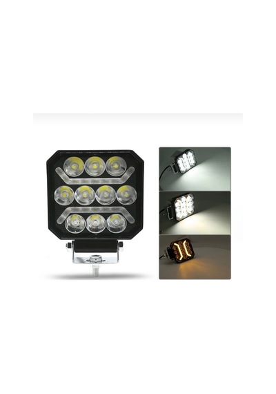 Mars 10 Led Çakarlı Çalışma,geri Vites,dorse,iş Makinası Uyumlu Lamba