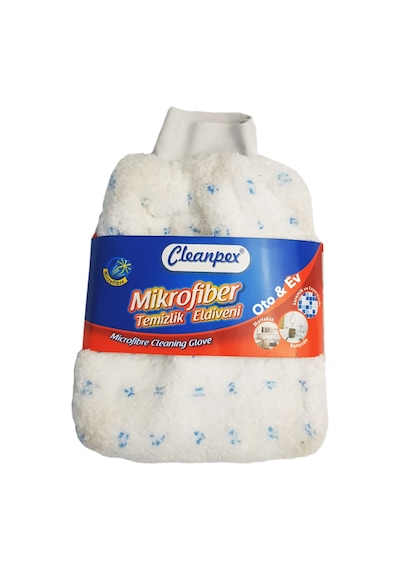 Cleanpex 2 Yüzeyli Mikrofiber Eldiven Oto & Ev Yıkama Eldiveni