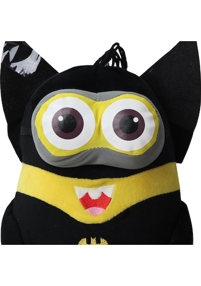 Despicable Me Minions Çılgın Hırsızlar Batman Versiyon Peluş Oyuncak Uyku & Oyun Arkadaşı 30 Cm. Siyah
