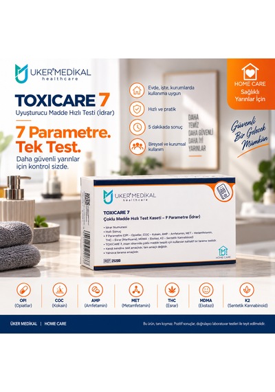 Uker Medikal Üker Toxıcare 7 Evde Madde Testi