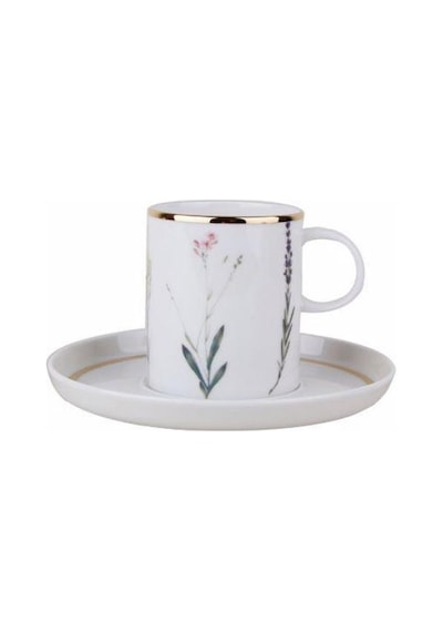 Porland Botanical Tabaklı Kahve Fincanı 85cc 04alm005075