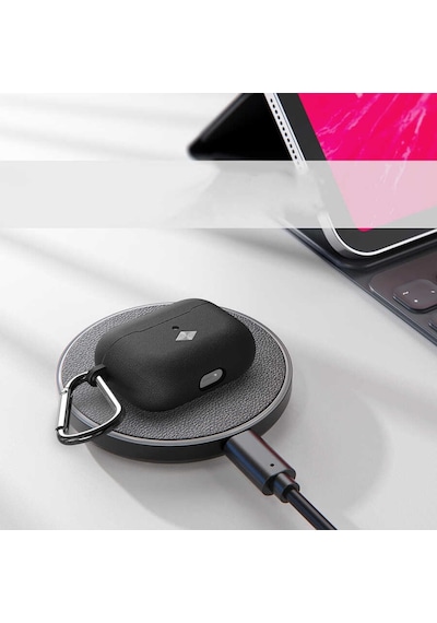 Apple Uyumlu AirPods Pro Kilif Zore Airbag 19 Deri Görünümlü Kilif 554232150