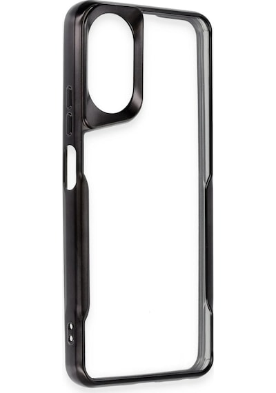Cosmotex Newface Oppo A38 Kılıf Boyi Silikon Kapak - Siyah