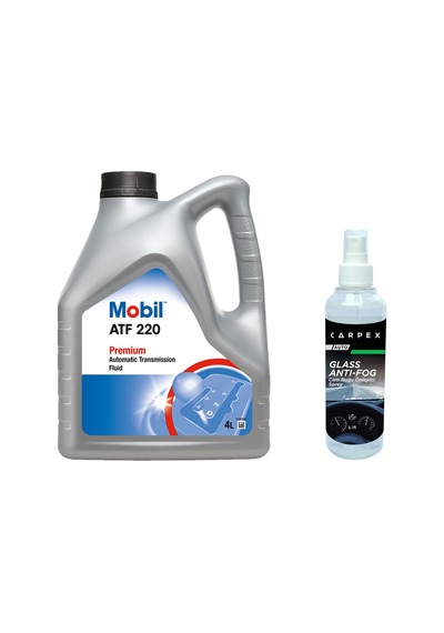 Mobil Atf 220 Otomatik Şanzıman Yağı 4 L + Carpex Cam Buğu Önceyici Sprey 200 ML