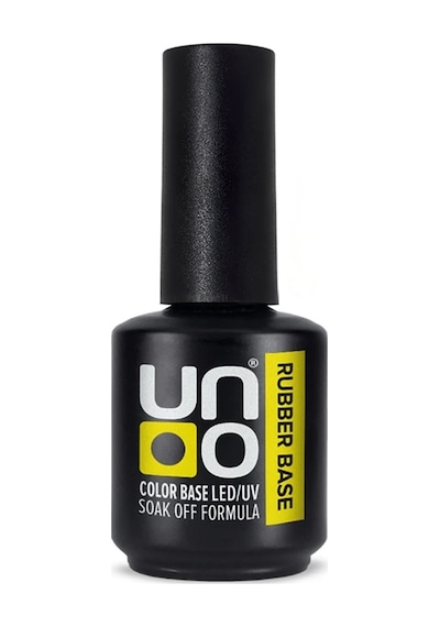 Uno Neon Kalıcı Oje Rubber Base Color Base Led/uv Neon Sarı 15ml. Soak Off