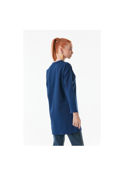 Fullamoda Basic Bisiklet Yaka Tunik 24ygb467204663-indigo 24YGB467204663-İndigo Fullamoda Basic Bisiklet Yaka Tunik 24ygb467204663-indigo 24YGB467204663-İndigo