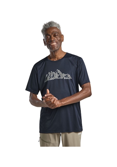 Jack Wolfskın Jack Wolfskin Peak Graphic T Erkek Tişört T0270 Çok Renkli