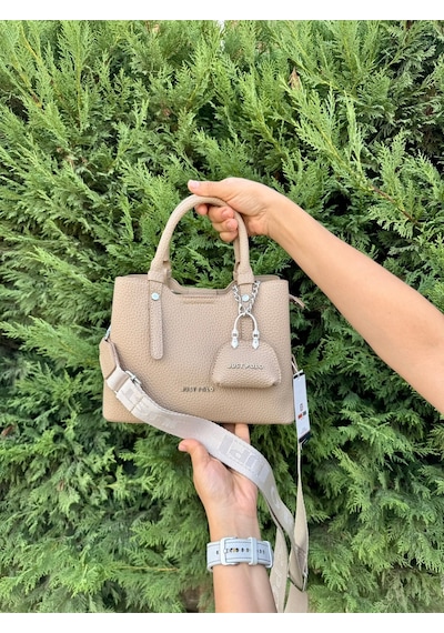 Just Polo Kadın Orta Boy Ayarlanabilir Askılı Lüks El & Omuz Çantası Shoulder Bag Ebat : 28 X 20 Cm Kum 82723574