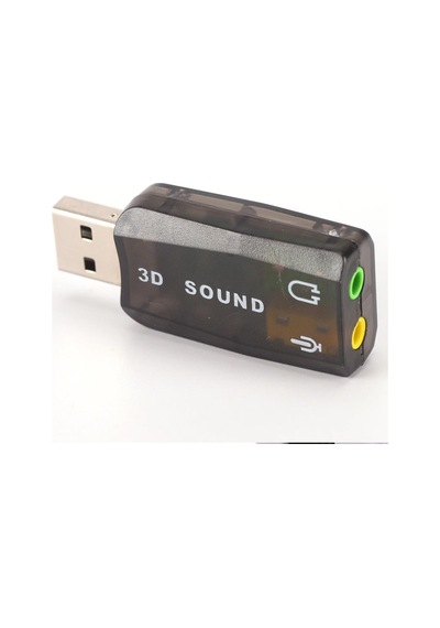 Harici USB Notebook Ses Kartı 3.5 mm. Kulaklık Mikrofon Çevirici