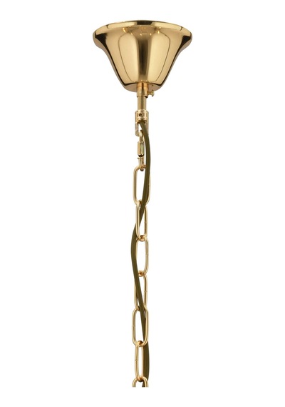 Lampaluce Klasik Metal Altın Renk Avize 8'li 70cm Altın