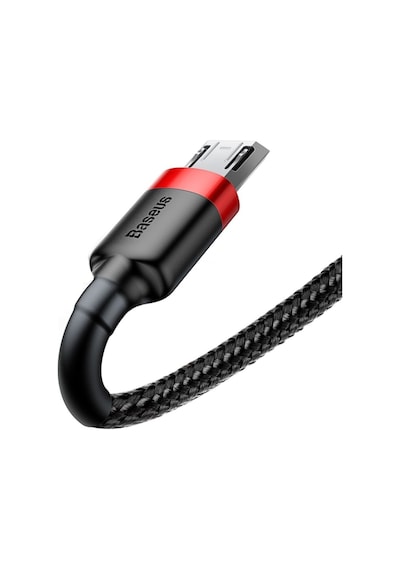 Baseus Cafule 2.4a Micro Usb 0.5 Metre Şarj Kablosu Siyah