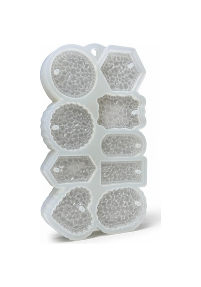 Stonechem Mücevher Desenli Çoklu Epoksi Silikon Kalıp En:15cm ,boy:26cm Stonechem Mücevher Desenli Çoklu Epoksi Silikon Kalıp En:15cm ,boy:26cm