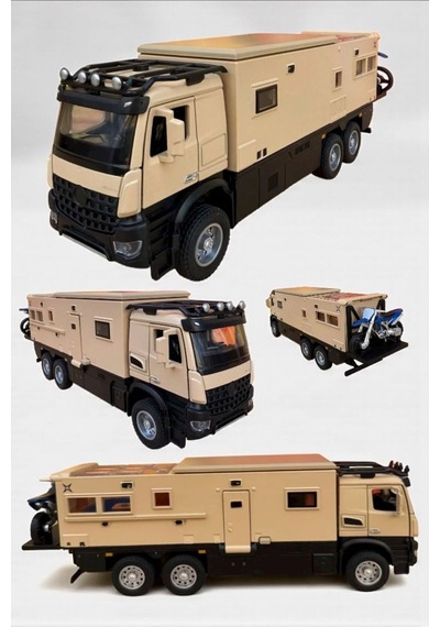 95620 Sesli Ve Işıklı Çek Bırak Motorlu Oyuncak Model Karavan 39257801
