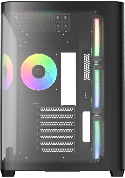 Iota C70 Black Curve Argb Digital Tempered Glass Usb 3.0 850w 80+ Gold Atx 3.1 Gen5 Atx Mid Tower Kasa