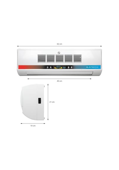 Simtech KM-1717-HC Duvar Tipli Fanlı Seramik Isıtıcı ve Vantilatör Simtech KM-1717-HC Duvar Tipli Fanlı Seramik Isıtıcı ve Vantilatör