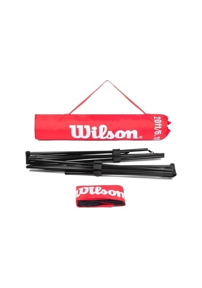 Wilson 3.20 M Portatif Tenis ve Badminton Ağı File ve Direk S