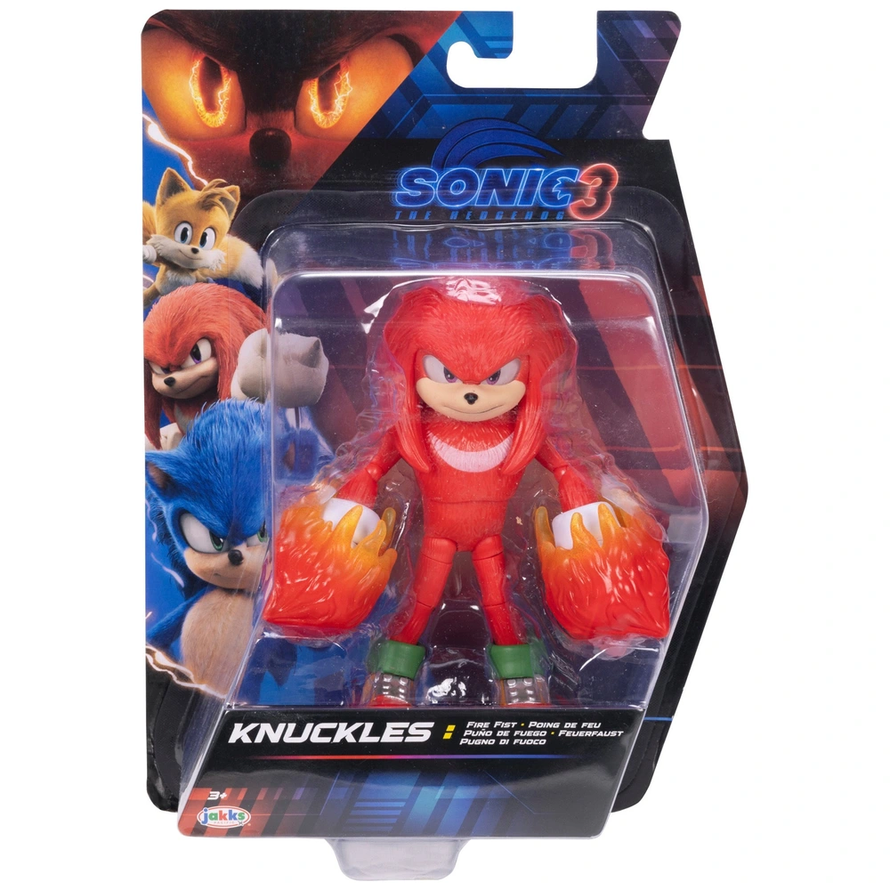Sonic 3 Knuckles Aksiyon Figürü Alevli