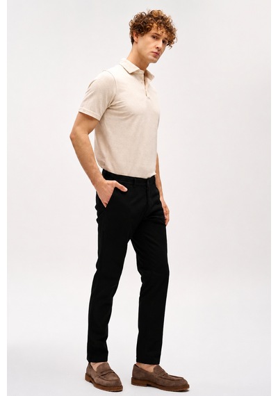 İgs Erkek Siyah Pamuklu Dynamic Fit Pantolon-26082
