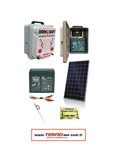 Güneş Enerjili Ayı Domuz Kovucu Çit Sistemi Kutulu