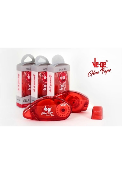 Ve-Ge Şerit Yapıştırıcı Glue Tape 8 Mm x 8 Metre 1 Adet