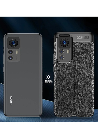 Xiaomi 12T Pro Kilif Niss Deri Görünümlü Silikon Kapak 472758099