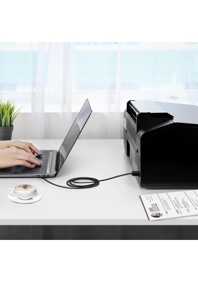 Ugreen Usb Type-c To Usb B Yazıcı Kablosu 2 Metre Siyah