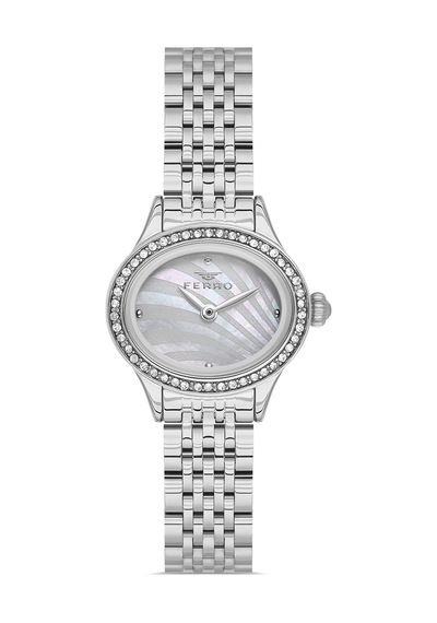 Ferro Fl21753a-a Quartz Çelik Gri 26 Mm Kadın Kol Saati