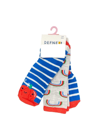 Defne Baby 3lü Bebek Çorabı K018-22 Mavi